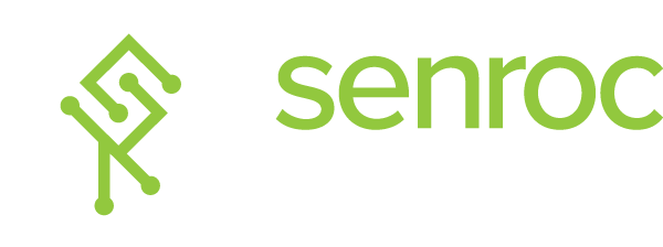 senroc technologies logo white